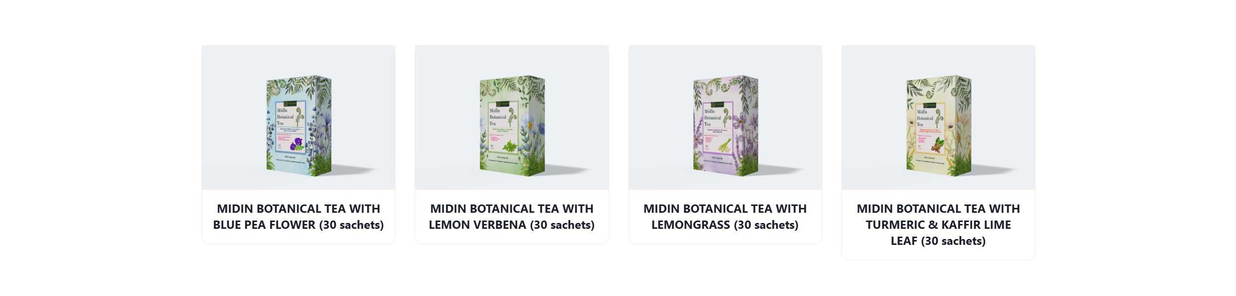 Midin Botanical Tea products