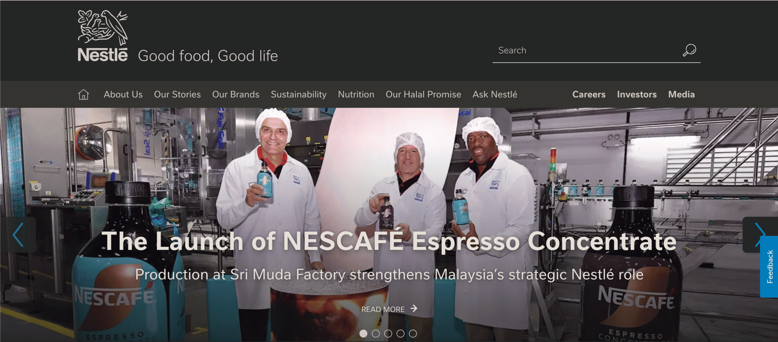 Nestlé Malaysia Berhad, leading food and beverage manufacturer Malaysia