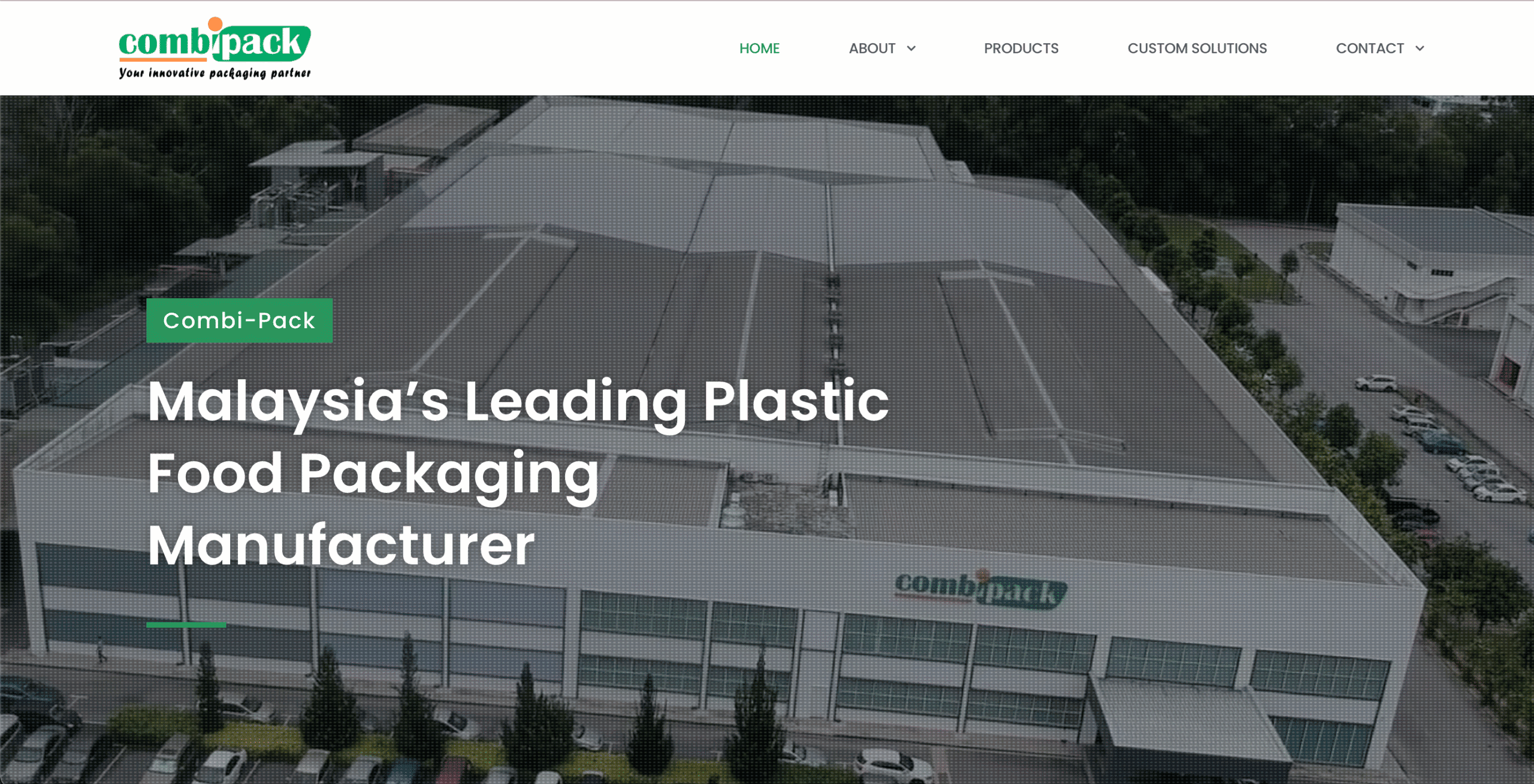 Plastic food containers and trays by Combi-Pack Industries